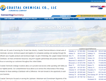 Tablet Screenshot of coastalchem.com
